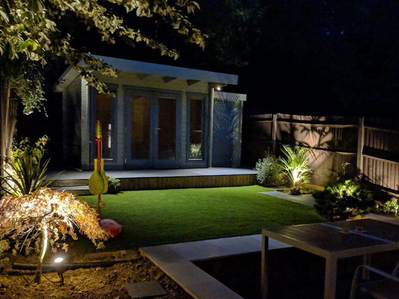 anti glare garden lighting in buxton