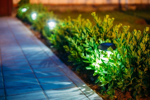 garden lighting electrician in buxton